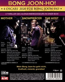 Bong Joon-ho! 3-Filme Box (Blu-ray), 3 Blu-ray Discs