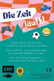 Kartenspiel: Nenne drei - schon vorbei! ... für Kids!, Spiele