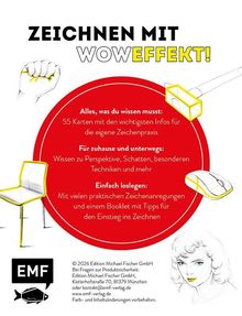 ZEICHNEN MIT WOWEFFEKT! Alles, was du wissen musst: 55 Karten mit den wichtigsten Infos für die eigene Zeichenpraxis.