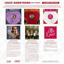 Louis Armstrong (1901-1971): The Magic Vinyl Box (180g) (Limited Edition) (Colored Vinyl), 3 LPs