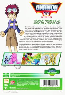 Digimon Adventure Staffel 2 Vol. 1, 3 DVDs