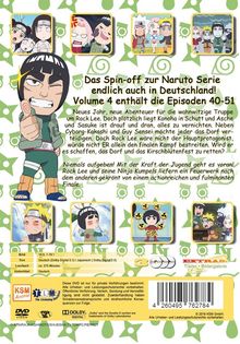 Naruto Spin-Off!  Rock Lee &amp; seine Ninja Kumpels Vol. 4, 3 DVDs
