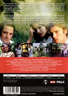 Der Garten der Finzi Contini, DVD