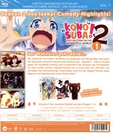 KonoSuba Staffel 2 Vol. 1 (Limited Mediabook Edition) (mit Sammelschuber) (Blu-ray), Blu-ray Disc