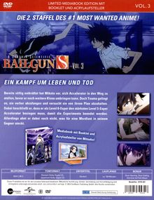 A Certain Scientific Railgun S Vol. 3 (Mediabook), DVD