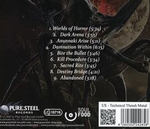 Dark Arena: Worlds Of Horror, CD