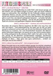 Fetisch Spiele (Sex &amp; Fun-Box Vol. 49), 3 DVDs