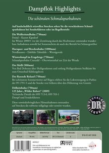 Dampflok Highlights - Die schönsten Schmalspurbahnen, DVD