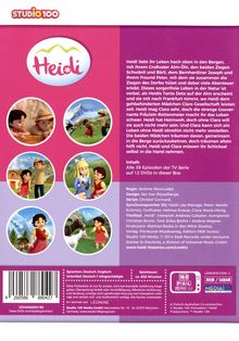 Heidi (CGI) Staffel 1 (Komplettbox), 12 DVDs