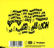 Liedfett: Durchbruch, CD