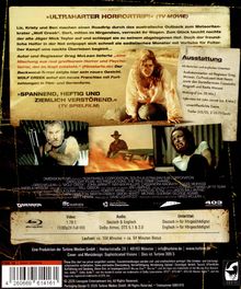 „ULTRAHARTER HORRORTRIP!“ (TV MOVIE). Szenen von Angst, Waffen, einer Frau und ein einsamer Mann. Details zur Ausstattung.