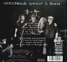 Albumcover "VERONIQUE GAYOT & Band - Be a Man." Trackliste: 1. Ain't No Place, 2. Be a Man, bis 10. Right Time To Boogie (live)