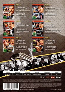 Charlie Chan - Collection (12 Filme auf 6 DVDs), 6 DVDs