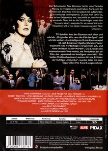 Eine Probe für den Mörder (Probe für einen Mord), DVD