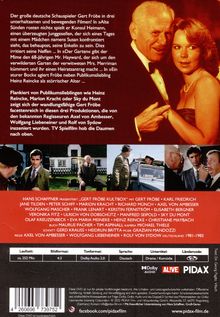 Titel: "Gert Fröbe Kultbox", Laufzeit: ca. 252 Min., Sprache: Deutsch, Untertitel: Keine. Oben rechts Foto von Gert Fröbe.