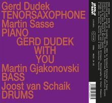 Gerd Dudek (1938-2022): With You, CD