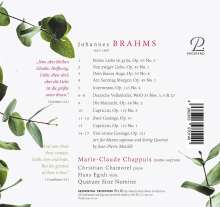 Johannes Brahms (1833-1897): Vier ernste Gesänge op.121 für Sopran &amp; Streichquartett (Deluxe-Ausgabe im Hardcover), CD