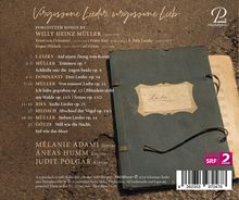 Willy Heinz Müller (1900-1974): Lieder - "Vergessene Lieder, vergessene Lieb'", CD