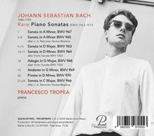 Johann Sebastian Bach (1685-1750): Klavierwerke "Rare Piano Sonatas", CD