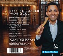 Isaac Makhdoomi - Recorder Concertos from Sanssouci, CD