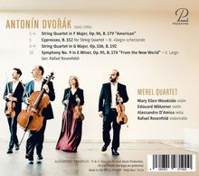 Texte: Werke von Antonín Dvořák, Merel Quartet Mitglieder. 
Szene: Vier Musiker in eleganter Kleidung mit Instrumenten.