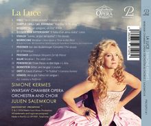La Luce: Werke von VINCI, SAMPLE/WILL/arr. RIIHMÄKI, MOZART, W.A., VIVALDI u.a. Mit Simone Kermes. Rose-goldenes Kleid.