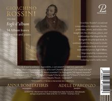 Gioachino Rossini, Fogli d'album, 34 Album leaves for voice and piano. Interpretinnen: Anna Bonitatibus, Adele D'Aronzo.