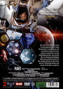„Atemberaubender Sci-Fi-Survival-Thriller“ FILMSPLEEN. Astronaut Max treibt nach Protonensturm hilflos im All.