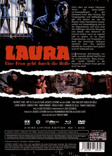 Laura - Eine Frau geht durch die Hölle (Blu-ray &amp; DVD im Mediabook), 1 Blu-ray Disc und 1 DVD