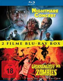 Nightmare Concert / Grossangriff der Zombies (Blu-ray), 2 Blu-ray Discs