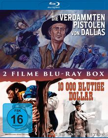 Die verdammten Pistolen von Dallas / 10.000 blutige Dollar (Blu-ray), 2 Blu-ray Discs