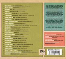 Linke Liste mit 26 Liedtiteln und Künstlern von Bob and Earl bis Celestine. Rechts oben ein langer Text zu Koko-Mojo. Rechts unten Namen und Rollen von Mitwirkenden. Logo unten links, Barcode unten rechts.