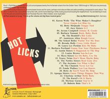 Rock'n'Roll Kittens Vol.6: Hot Licks, CD