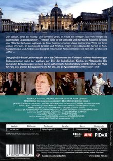 "Weltmacht Vatikan" mit Sir Peter Ustinov. Dokumentation über den Vatikan. Laufzeit ca. 184 Min. Deutsch.