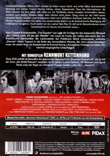 Krimi über Elliott Nash, der einen Erpresser tötet, um ein Stück zu schreiben. Mit Bonusfilm "Kennwort Kettenhund". 1964.