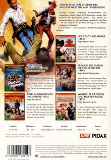 Erleben Sie den Charme des Wilden Westens auf Italienisch! DVD-Sammlung: Raul, fesselnd, kompromisslos. Spaghetti-Western.