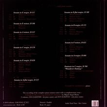 Franz Schubert (1797-1828): Klaviersonaten D.157,279,459,567,557,566,568,575,625,664 (Die frühen Sonaten) / (Deluxe-Ausgabe mit Buch im LP-Format), 4 CDs