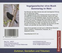 Vogelgezwitscher ohne Musik - Sommertag im Wald, CD
