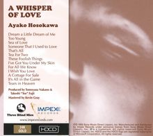 Ayako Hosokawa (geb. 1939): A Whisper Of Love (Limited Edition) (24K Gold) (HD-CD), CD