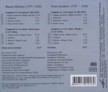 Franz Schubert (1797-1828): Symphonien Nr.3 &amp; 4, CD