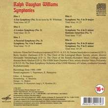 Ralph Vaughan Williams (1872-1958): Symphonien Nr.1-9, 6 CDs