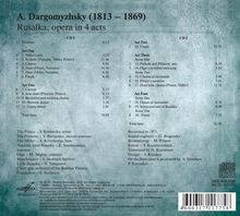 Alexander Dargomyschsky (1813-1869): Rusalka, 2 CDs
