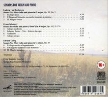 Fritz Kreisler &amp; Sergej Rachmaninoff - Violinsonaten, CD
