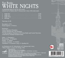 Yuri Butsko (1938-2015): White Nights (Oper), CD