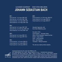 Johann Sebastian Bach (1685-1750): Cellosuiten BWV 1007-1012, 5 CDs