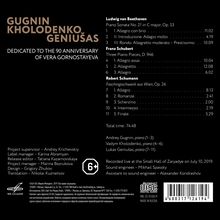 Gugnin / Kholodenko / Geniusas - Dedicated to the 90 Anniversary of Vera Gornostayeva, CD
