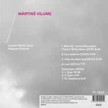 Martins Vilums (geb. 1974): Chorwerke, CD