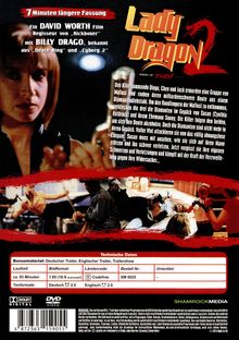Lady Dragon 2 - Angel of Fury, DVD
