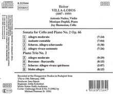 Heitor Villa-Lobos (1887-1959): Klaviertrio Nr.2, CD