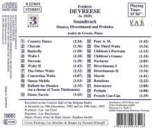 Frederic Devreese (1929-2020): Klavierwerke, CD